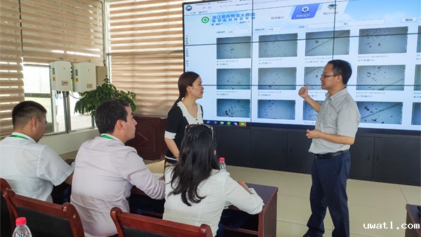  朱旭华副总经理与代表们围绕虫情测报深入交流